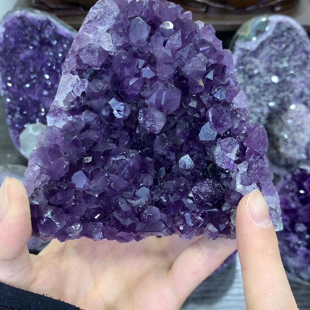 紫晶珠宝半成品未镶嵌757