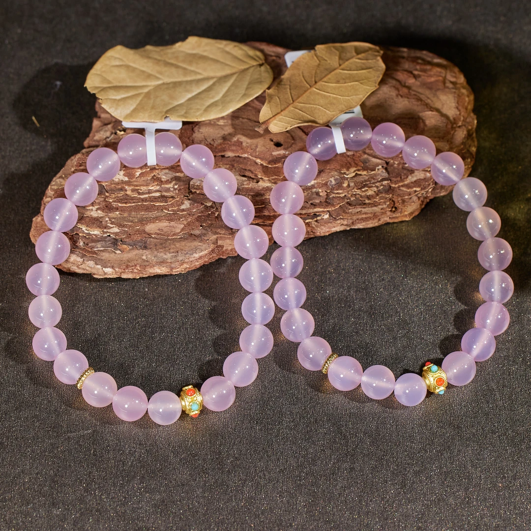 非遗好物分享【玉峰珠宝】紫罗兰*圆珠手串（多样性发一）XB-I0396