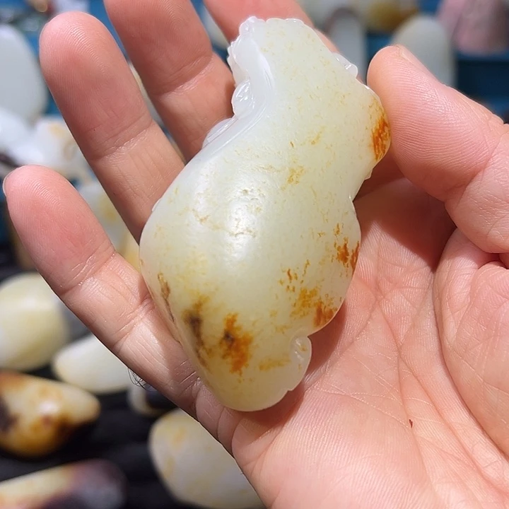 和田玉未镶嵌吊坠(不含链)