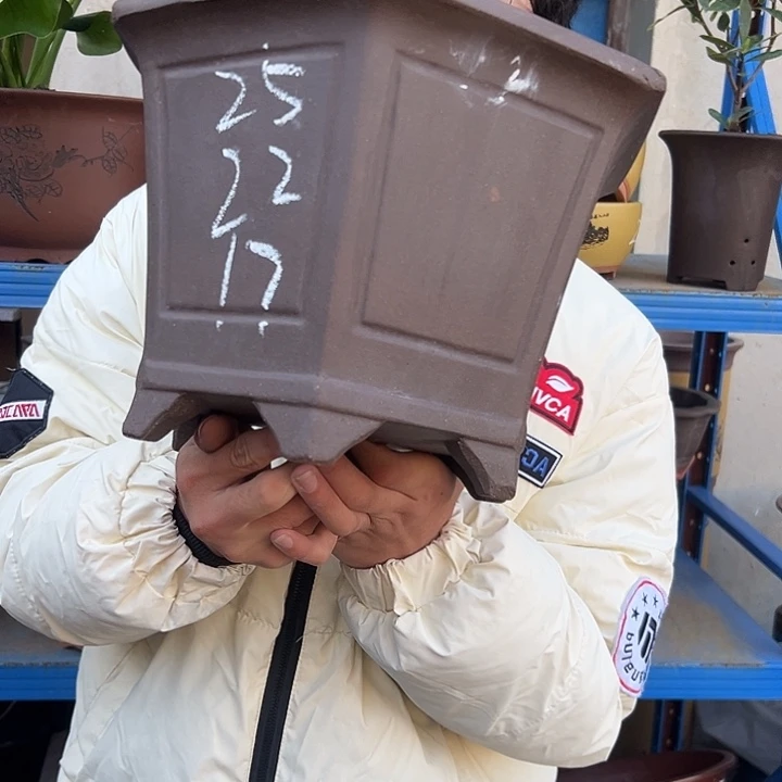 25素面六方花盆花盆花盆花盆