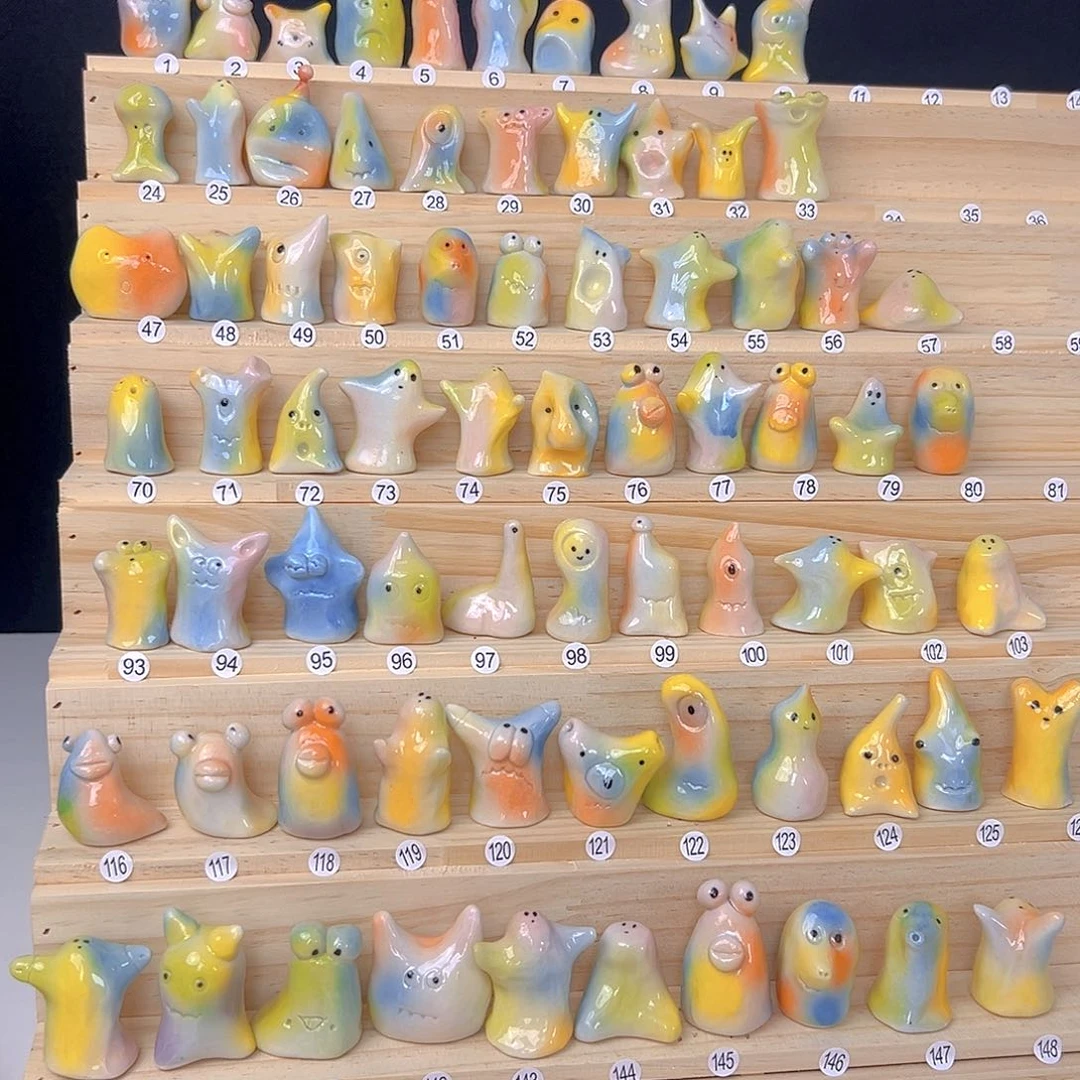 摆件纯手工陶瓷小摆件6.6