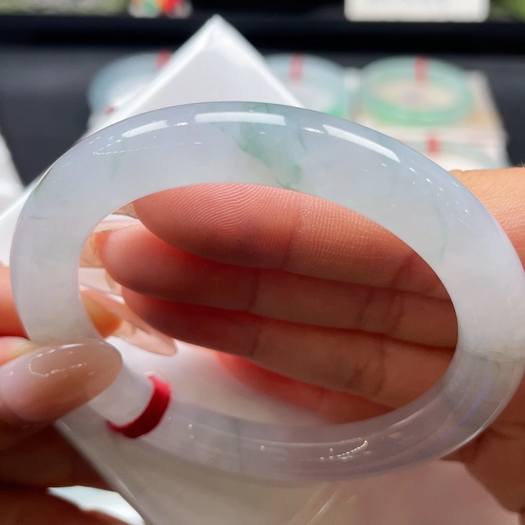 未镶嵌手镯翡翠一***痣54.8