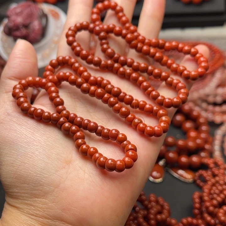 南红玛瑙未镶嵌多样性发货默认微瑕称重5mm