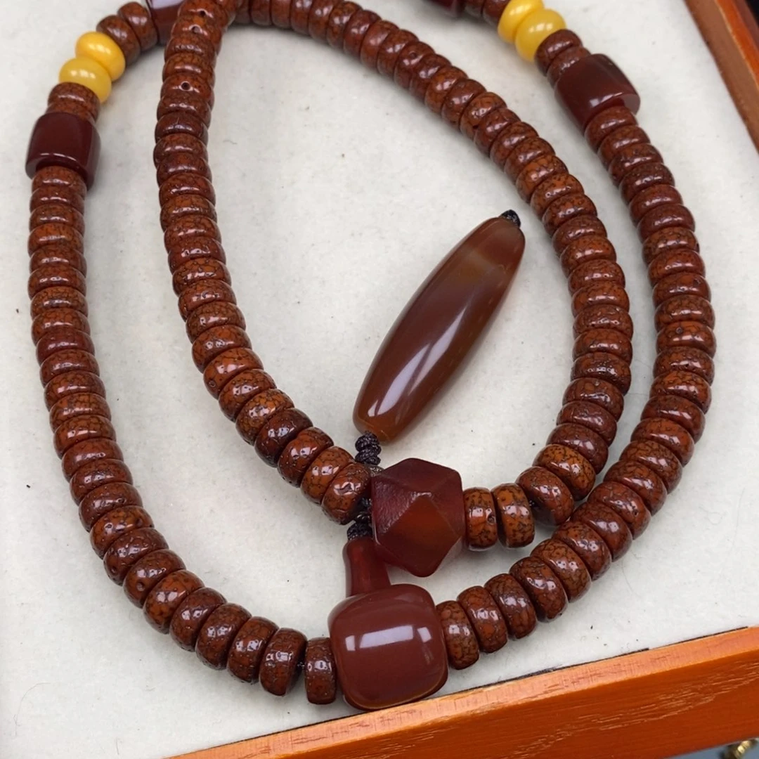 吊坠星月菩提老*星月