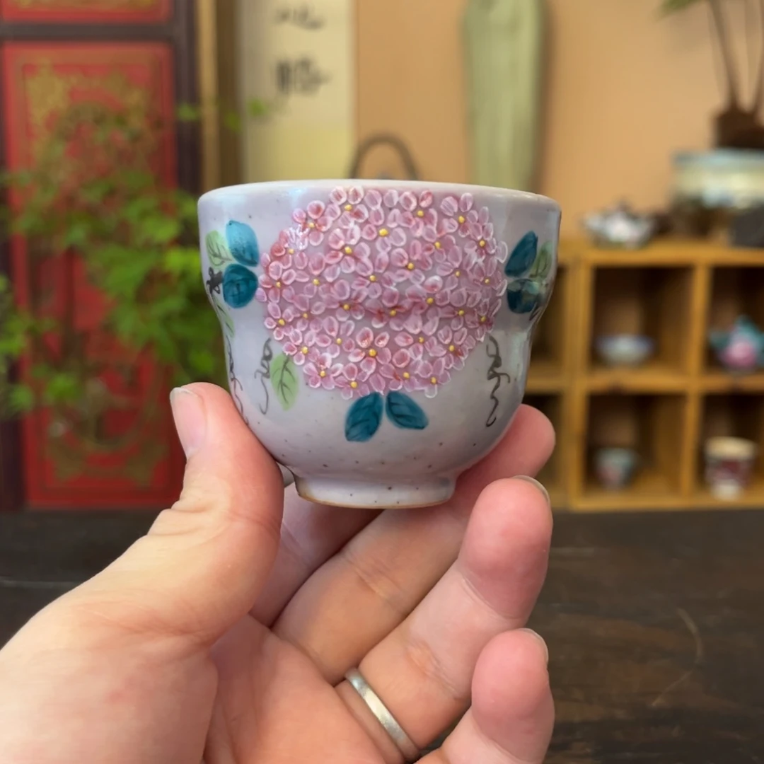 柴烧手工手绘陶瓷