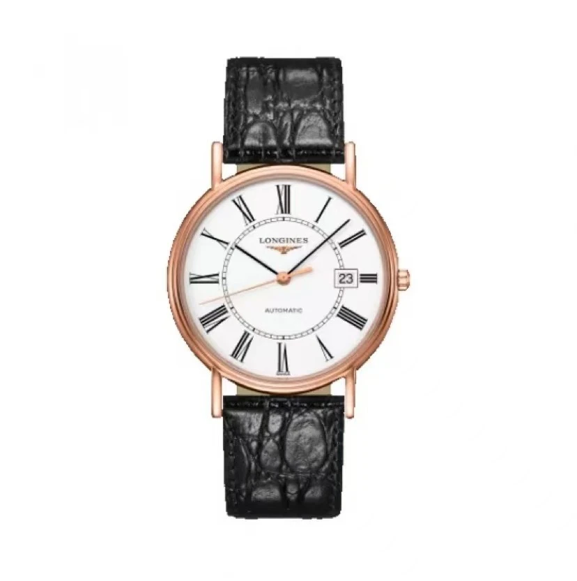 99新 Longines/浪琴 尖货名品/浪琴瑰丽922玫瑰金皮带款/40mm