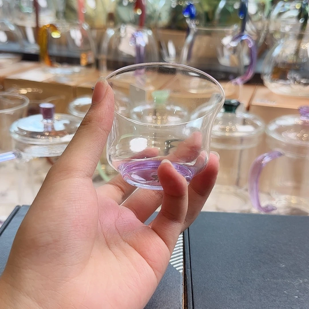 禾器清杯主人杯浅紫色金标