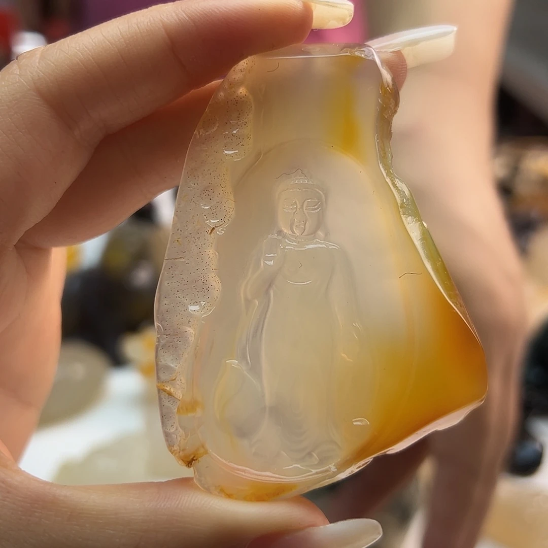 玛瑙/玉髓未镶嵌吊坠(不含链)