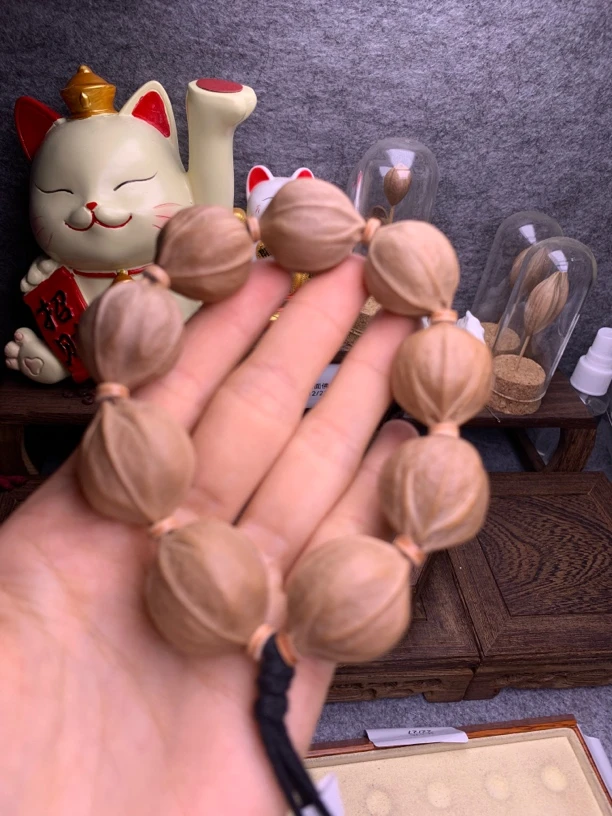 梅林铁核正四花22*26大尺寸梅林铁核素串橄榄核素串