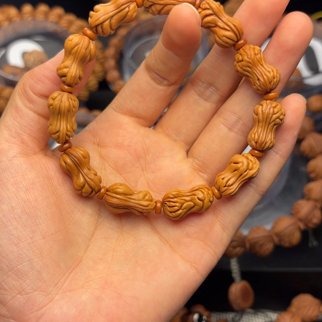 桃核吊坠花生桃核