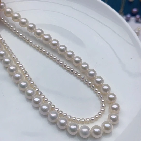 淡水珍珠颈饰未镶嵌来****。