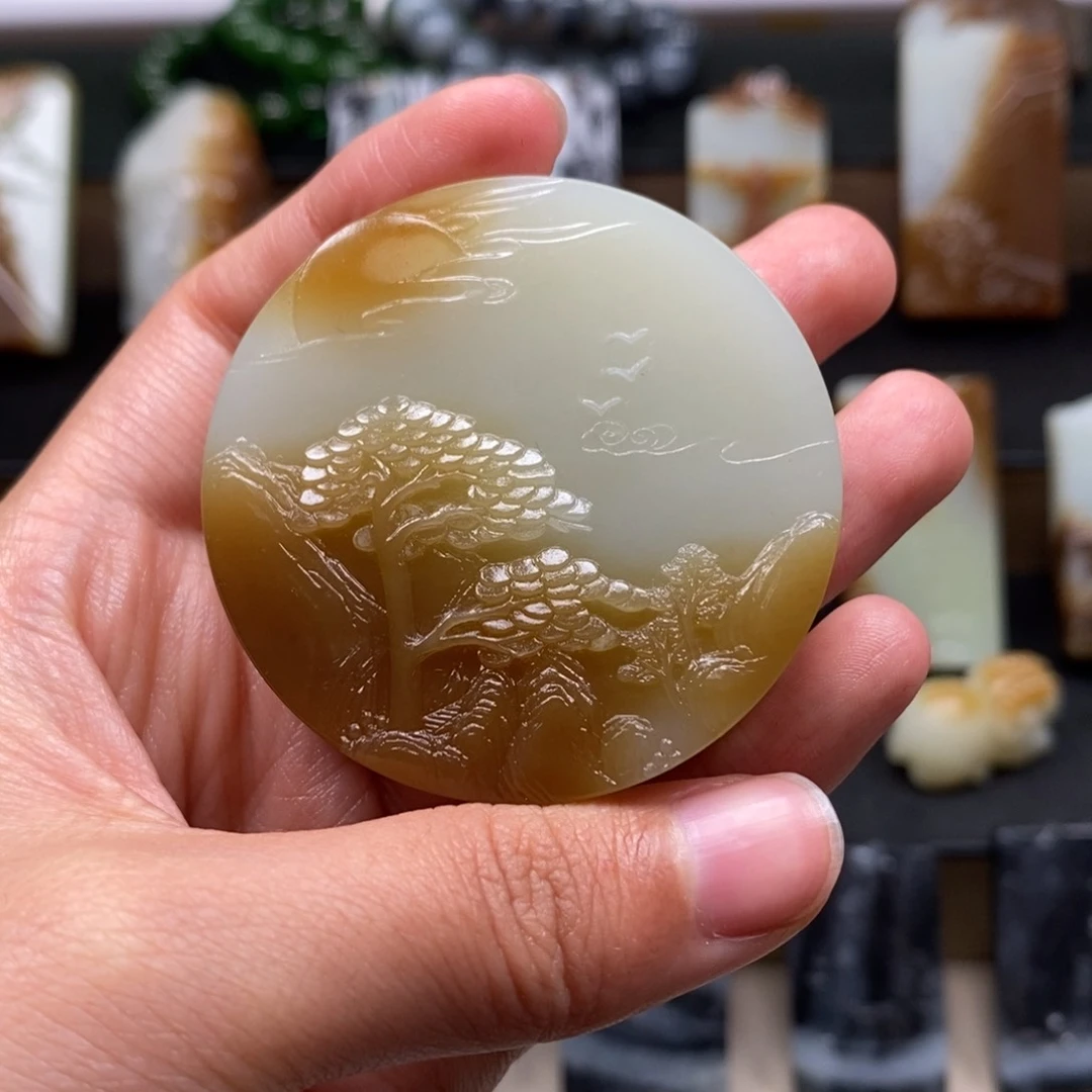 未镶嵌和田玉挂件