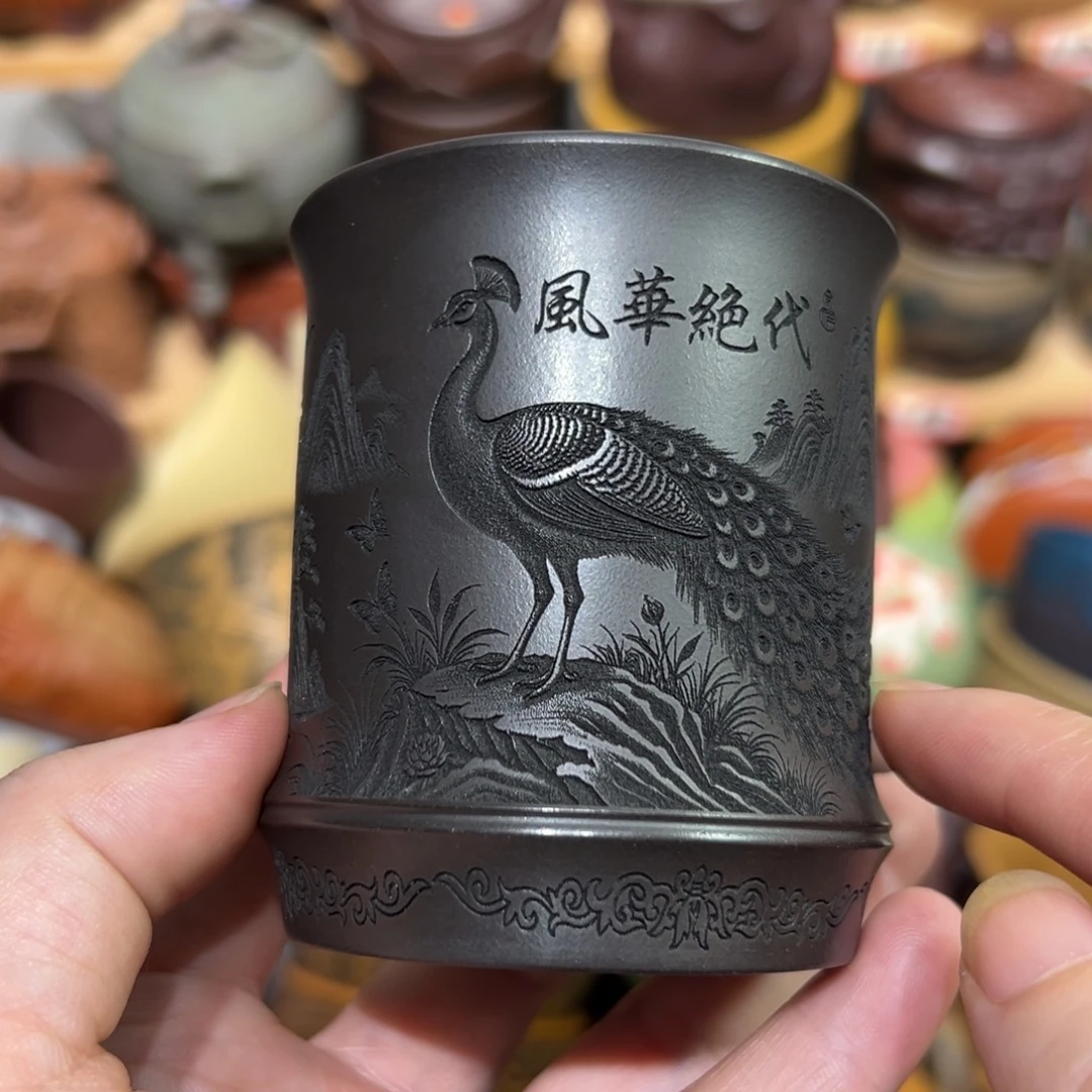 茶杯紫砂宜兴紫砂主人杯