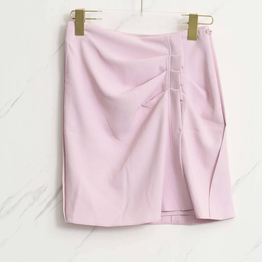 全新未使用/IRO女士褶皱开衩短裙IOGP00125