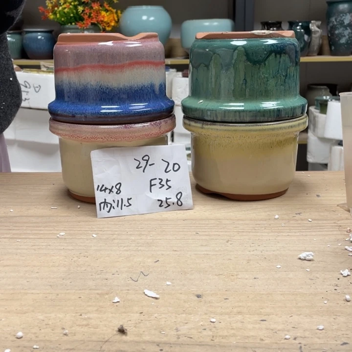 紫砂花盆多肉花盆微瑕20