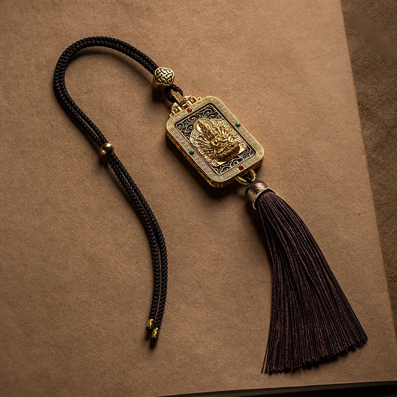 爆款！原创 2026 新款男士高档车载挂件生肖车挂本命像后视镜挂件