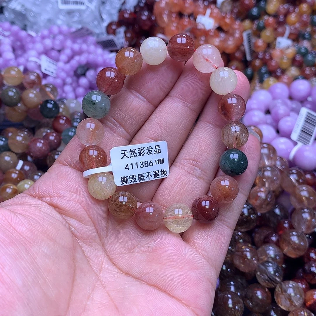 水晶手链未镶嵌，，