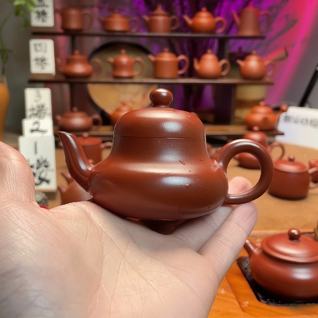 紫砂茶壶D*朱泥君德100c