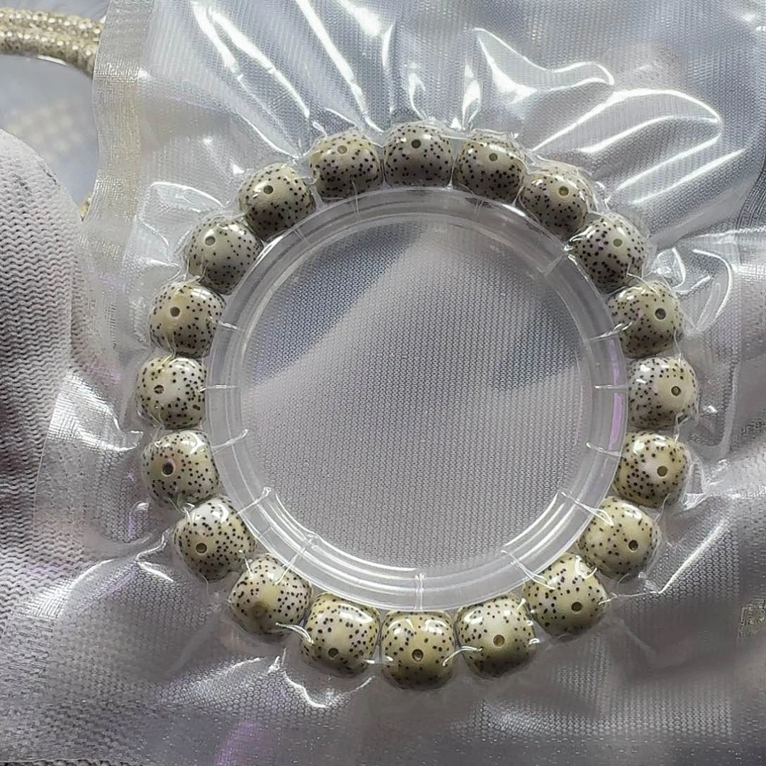 星月菩提手串用****2星月菩提12mm原生态（氧化走色）