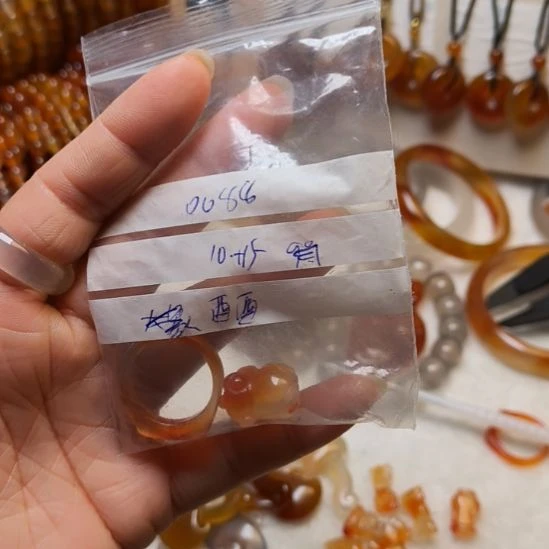 西***西玛瑙/玉髓合金颈饰0088