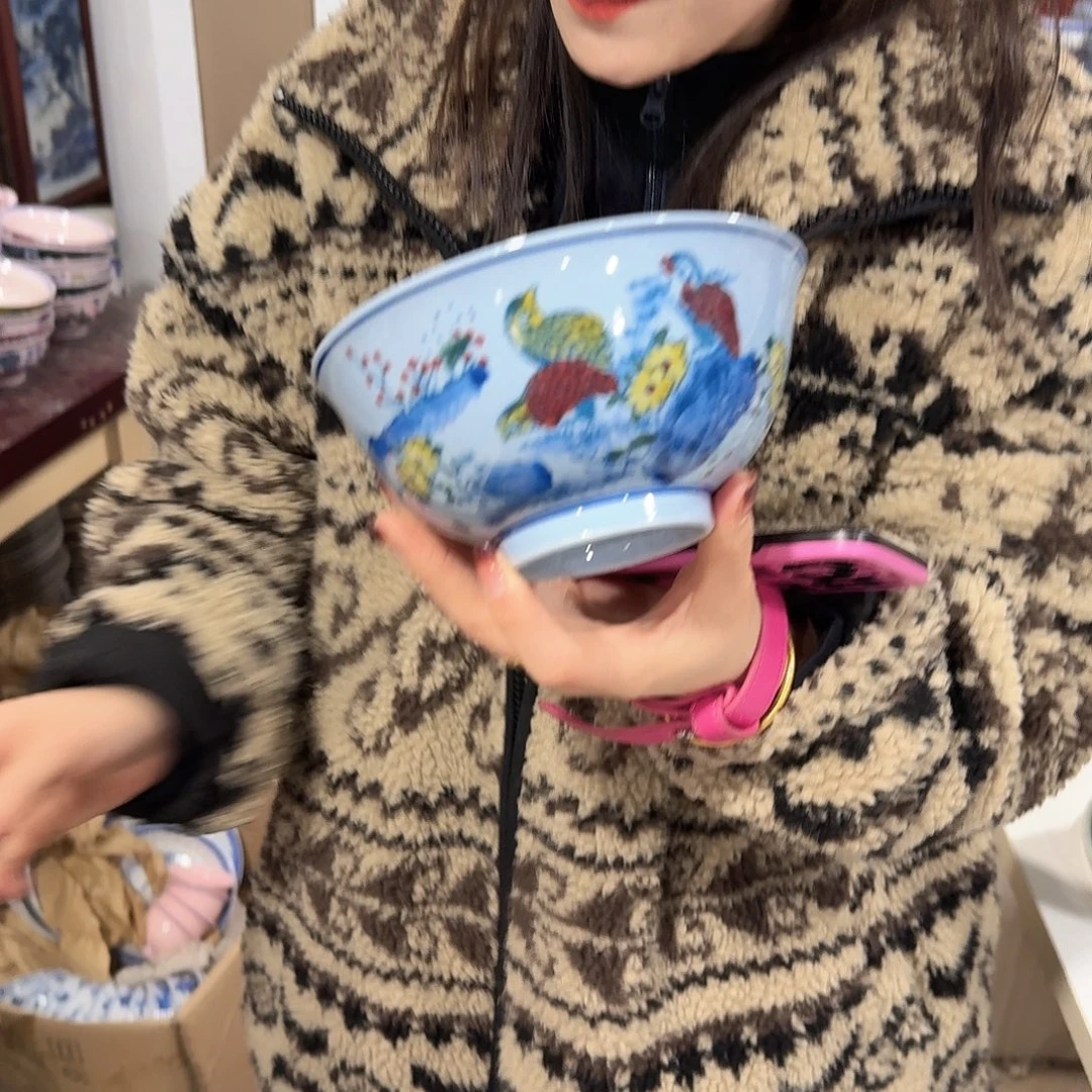 摆件瓷/////景德镇陶瓷瓷器。6寸。