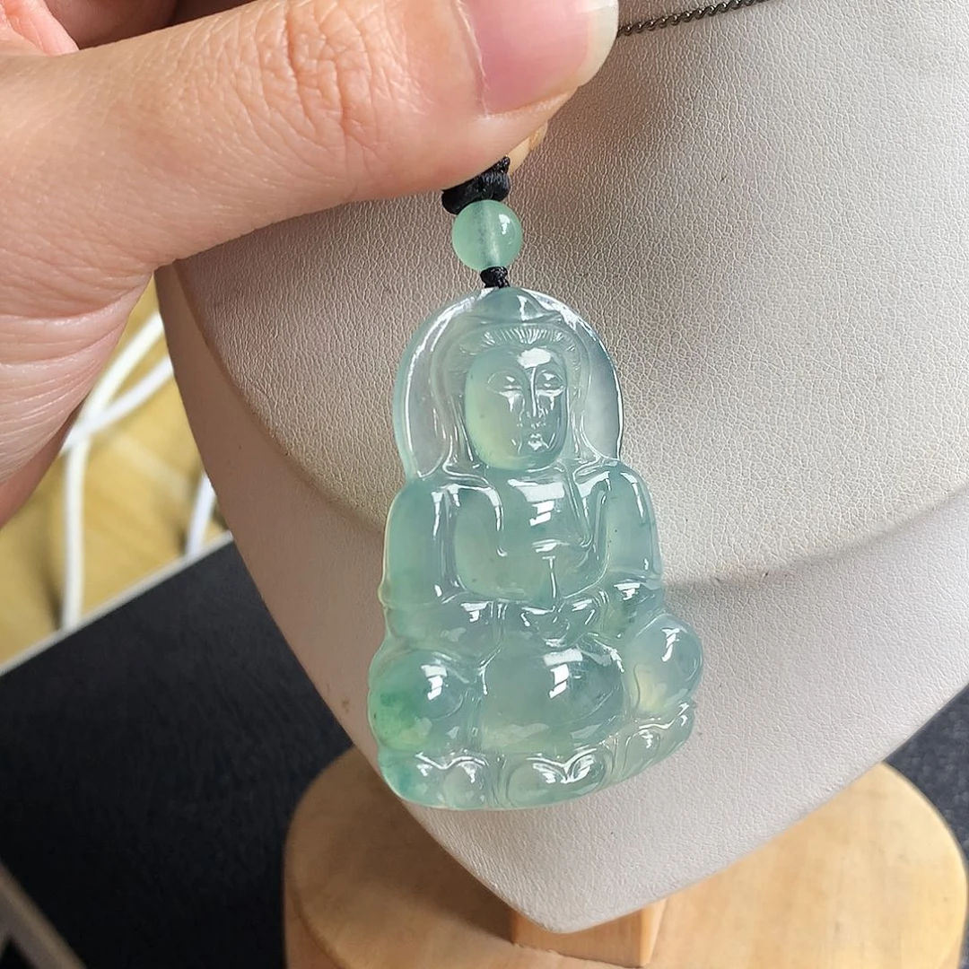 吊坠(不含链)未镶嵌翡翠观音