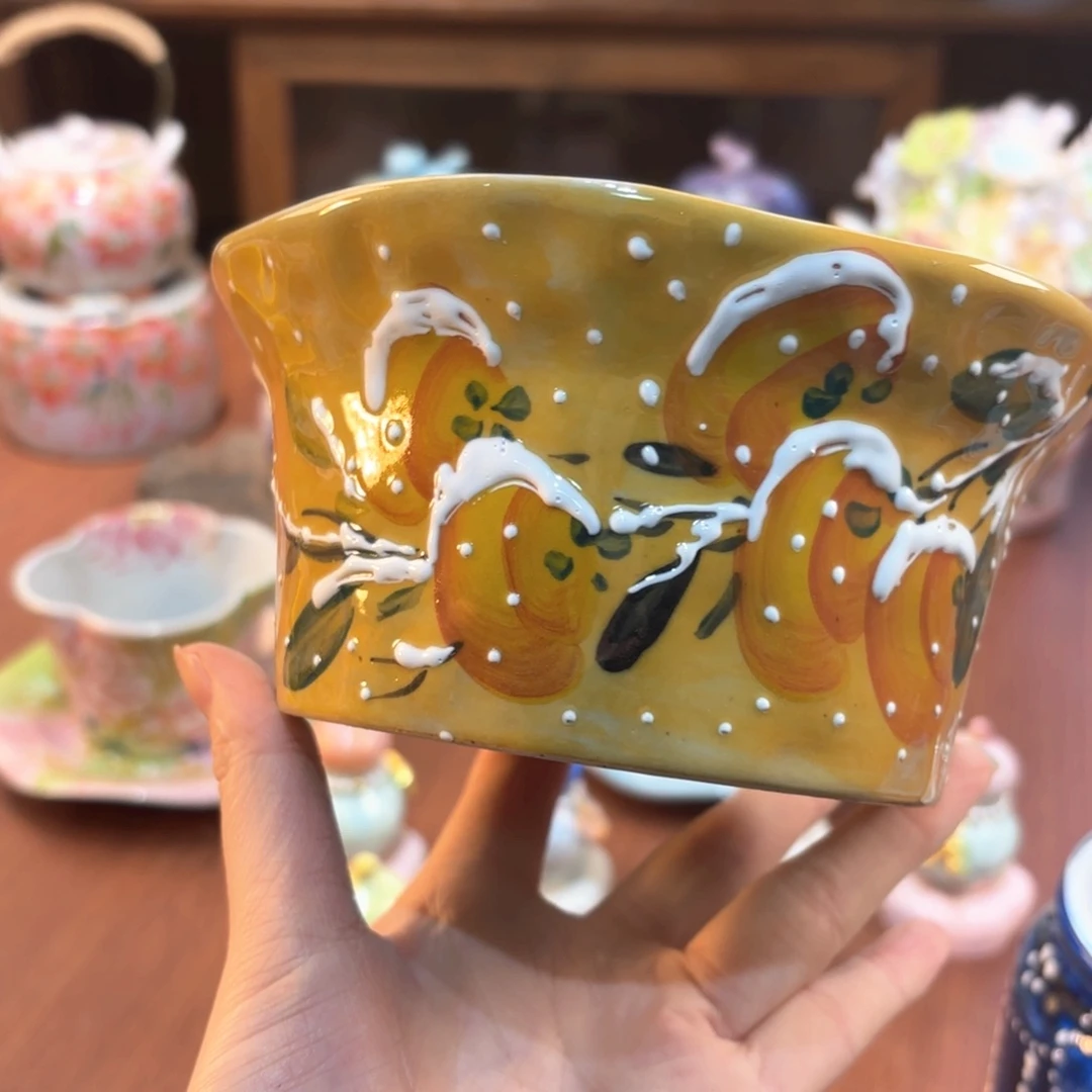 景德镇手绘高温釉下彩陶瓷茶具