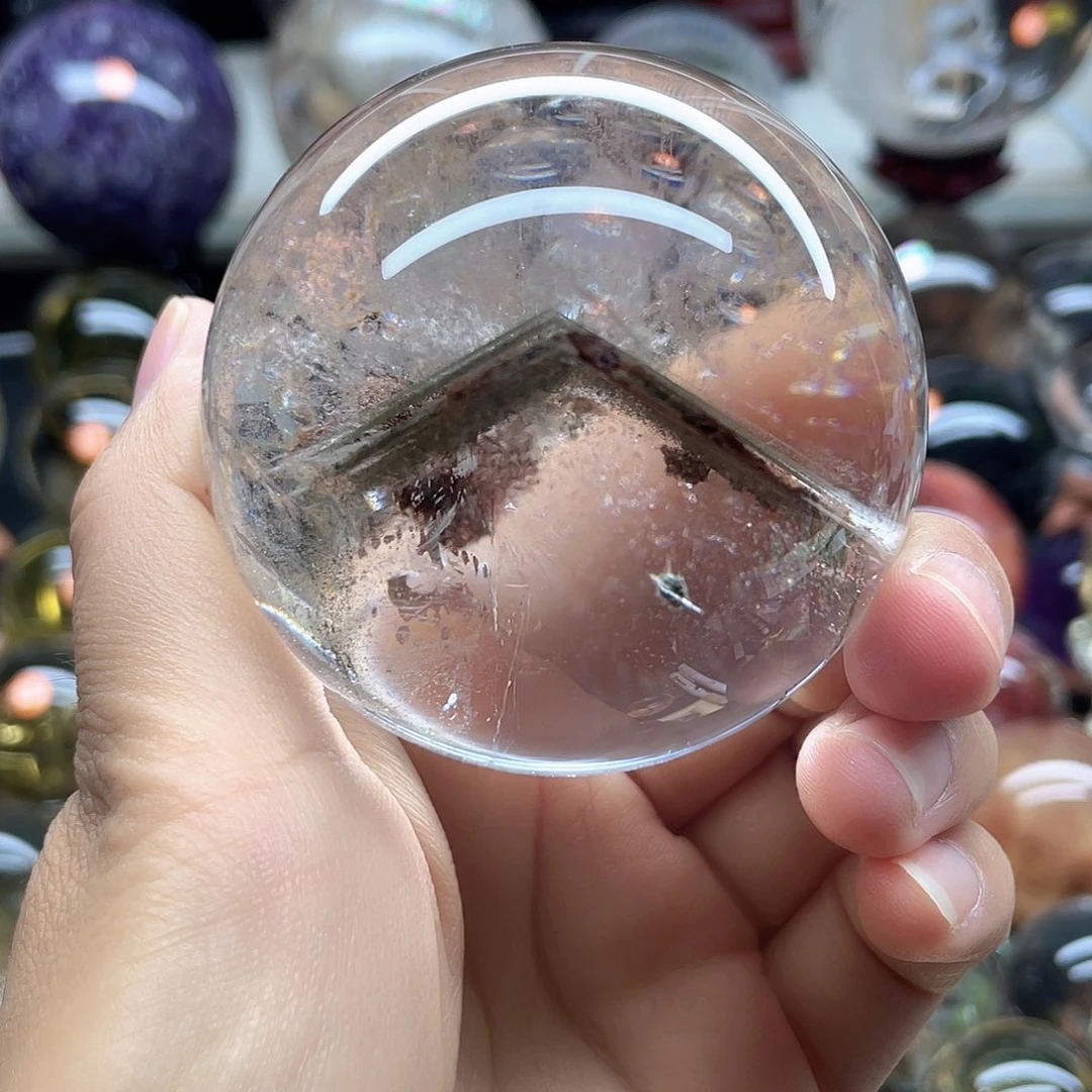 未镶嵌水晶珠宝半成品红幽灵65