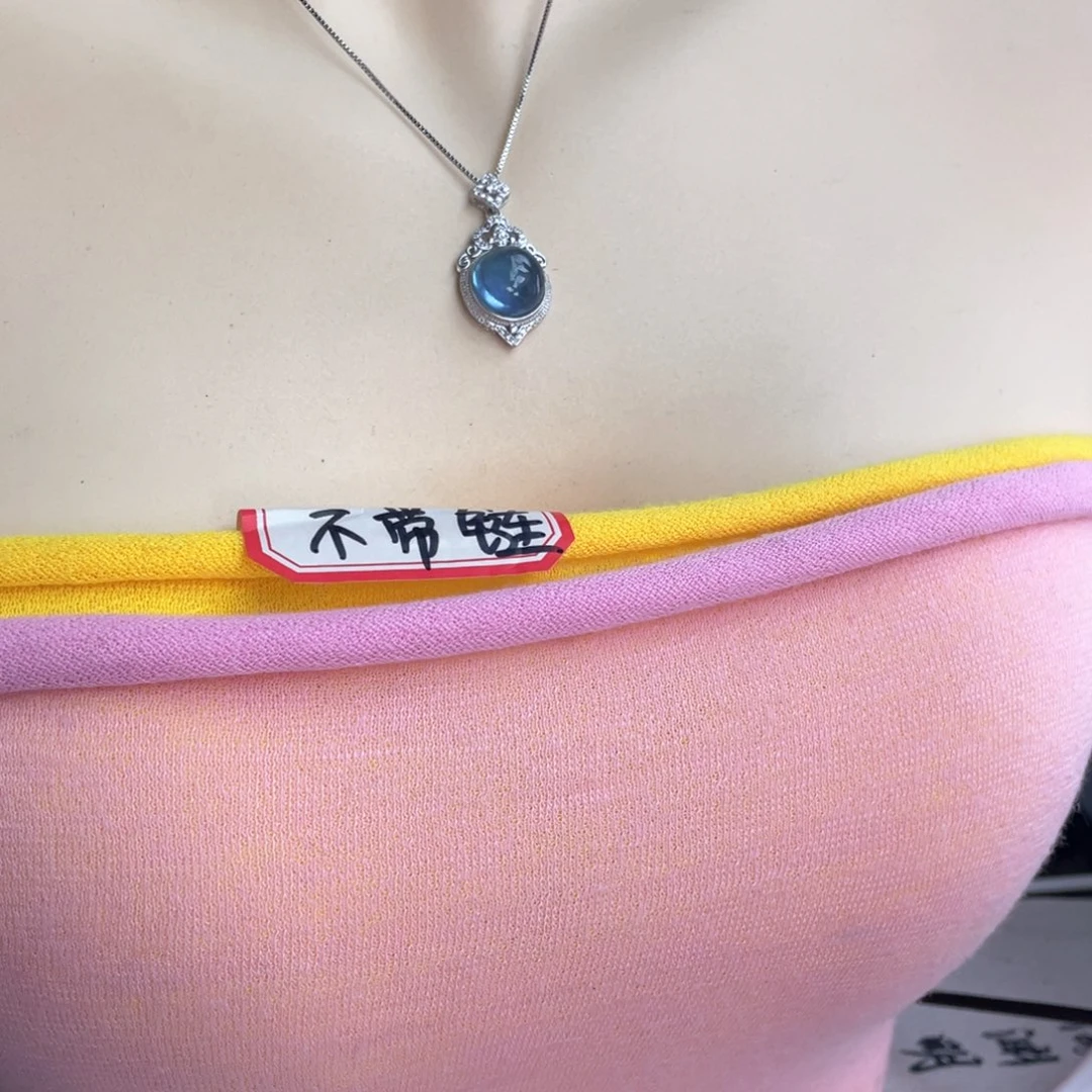 银S925镶嵌手链海蓝宝石