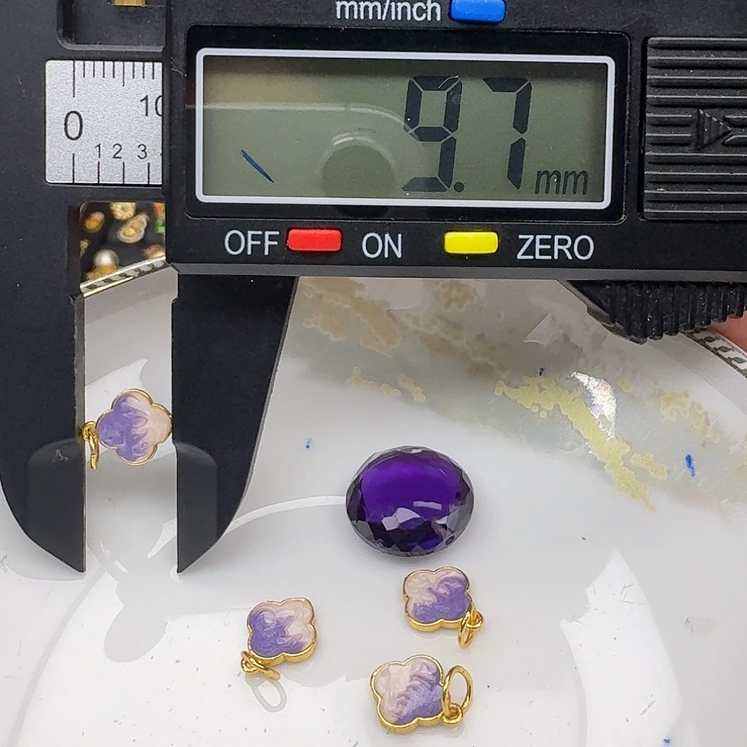紫晶银S925镶嵌颈饰紫水晶925镶嵌174