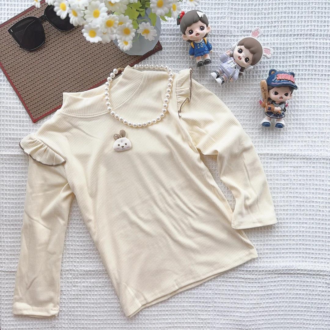 圆领夏季春秋卡通动漫长袖女T恤女童打底衫洋气