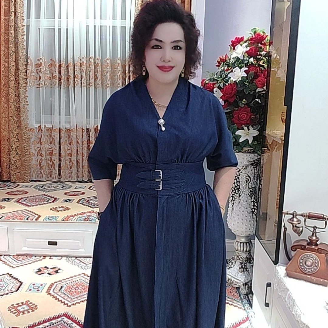 时尚女装牛仔连衣裙