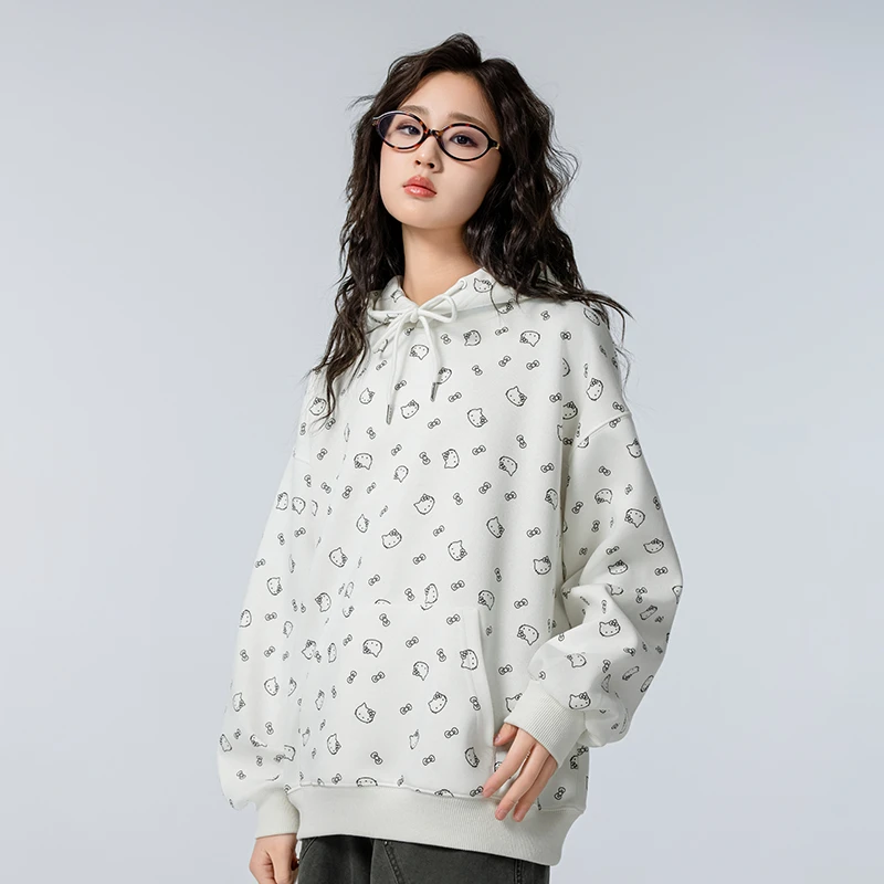 初中学生连帽衫卫衣2025秋季新款少女孩大童宽松甜美百搭长袖上衣