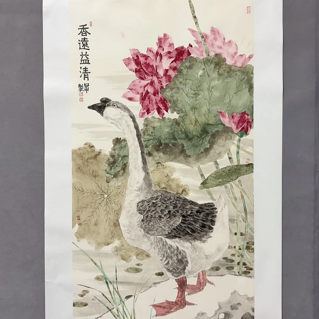 国画亲笔手绘放心去藏