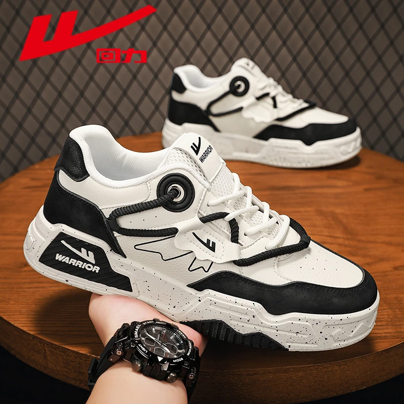 回力春季板鞋男鞋2025新款小众高级感鞋子男潮百搭厚底运动休闲鞋