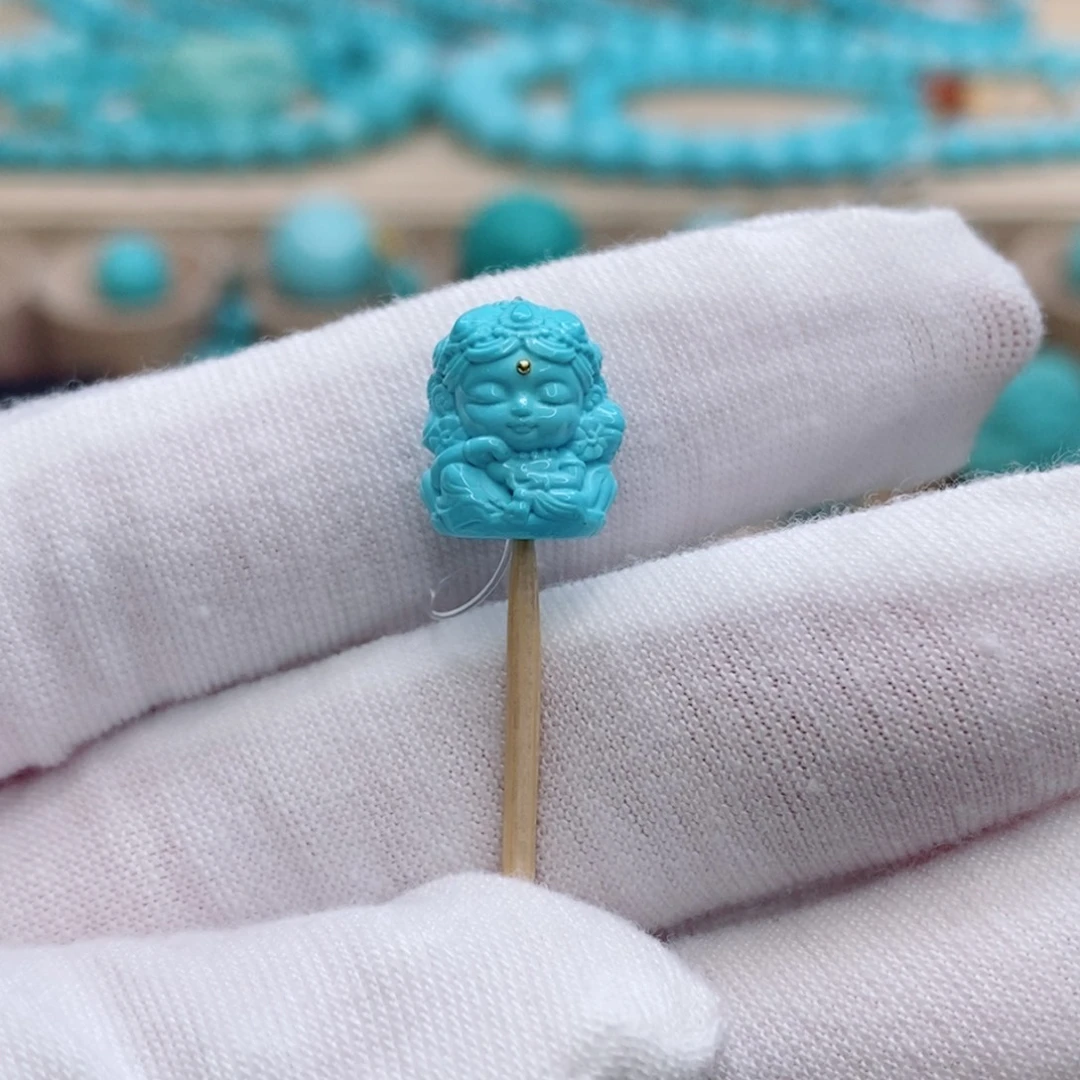 绿松石未镶嵌珠宝奇石10mm