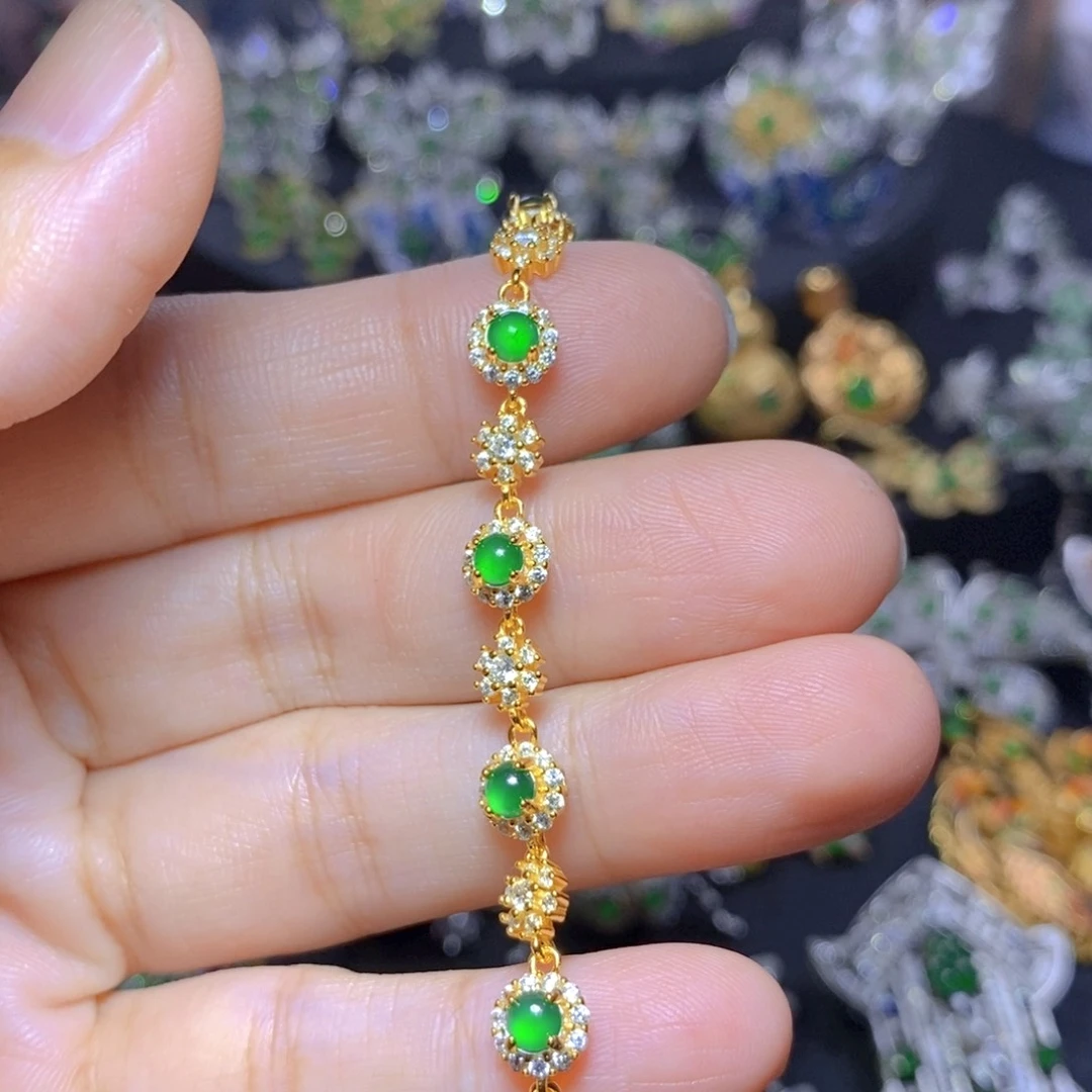 翡翠合金套链天然资源