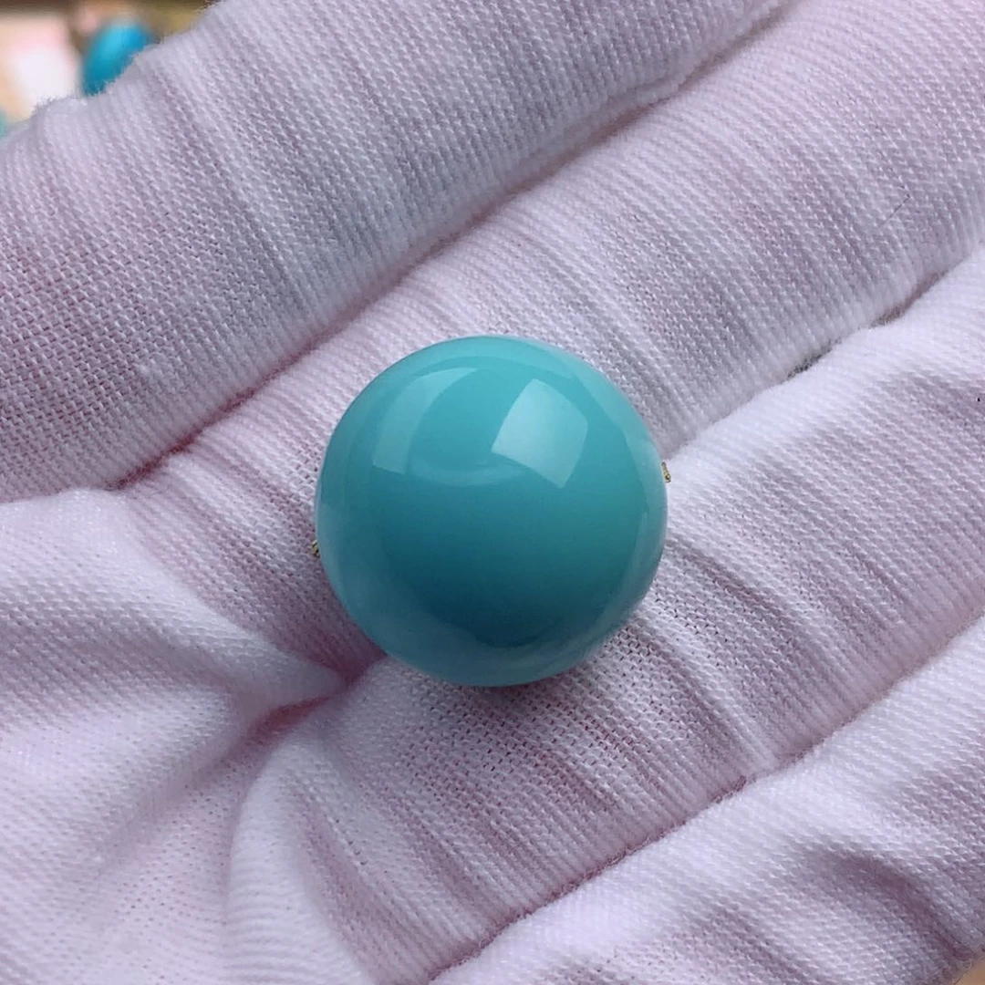 未镶嵌绿松石珠宝奇石17.5