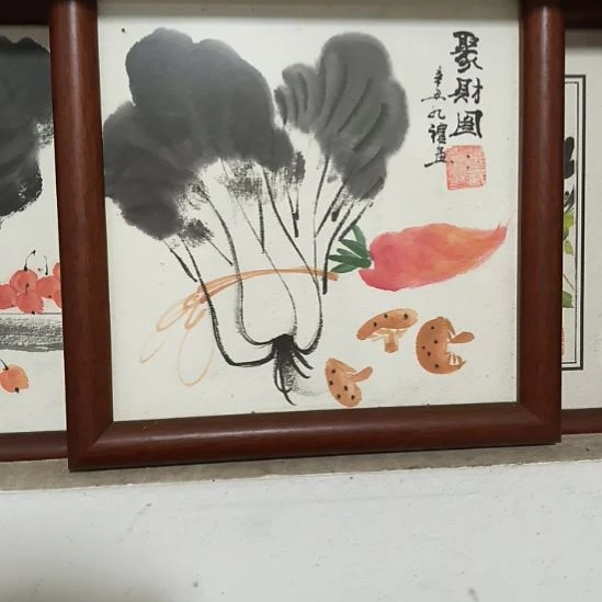有机玻璃手绘小画