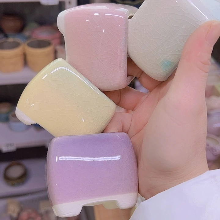 红陶陶瓷花盆当场满12包邮