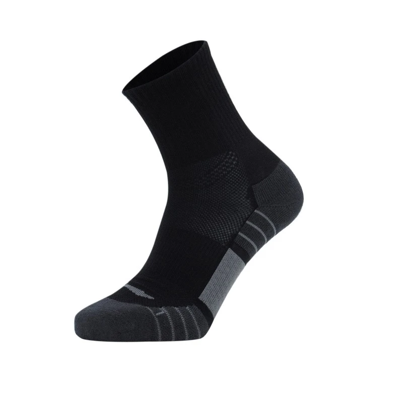 (直播）中国李宁新款男中筒舒适吸汗透气跑步健身运动袜AWST017