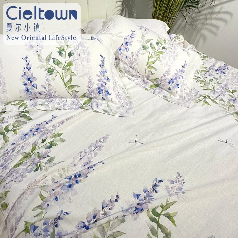 Cieltown/夏尔小镇【亚麻】系列 紫藤/光年亚麻三件套