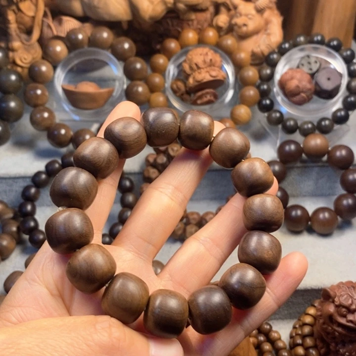 福***）手串/手链檀香木老山檀庙香味1516微瑕