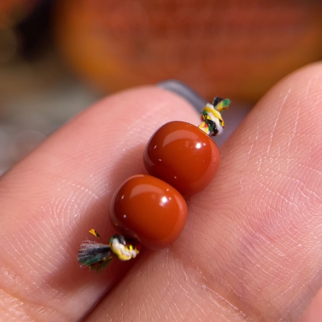 南红玛瑙未镶嵌老型珠 6mm