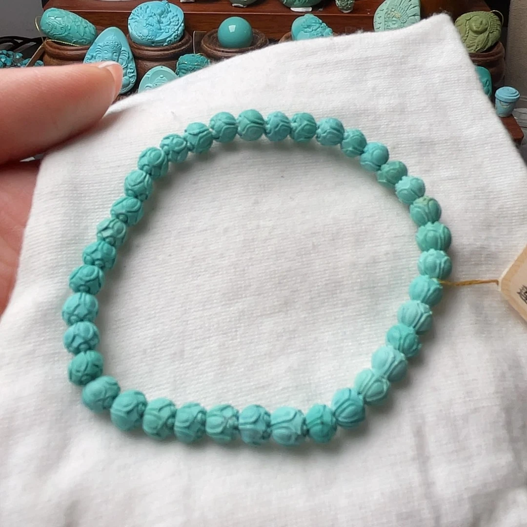 绿松石珠宝奇石未镶嵌