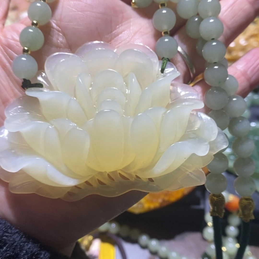 【闪购商品】岫玉毛衣链未镶嵌