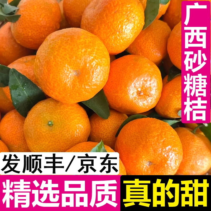 【柳世青】顺丰京东包邮 广西沙糖桔新鲜砂糖橘特甜桔子5/9斤水果
