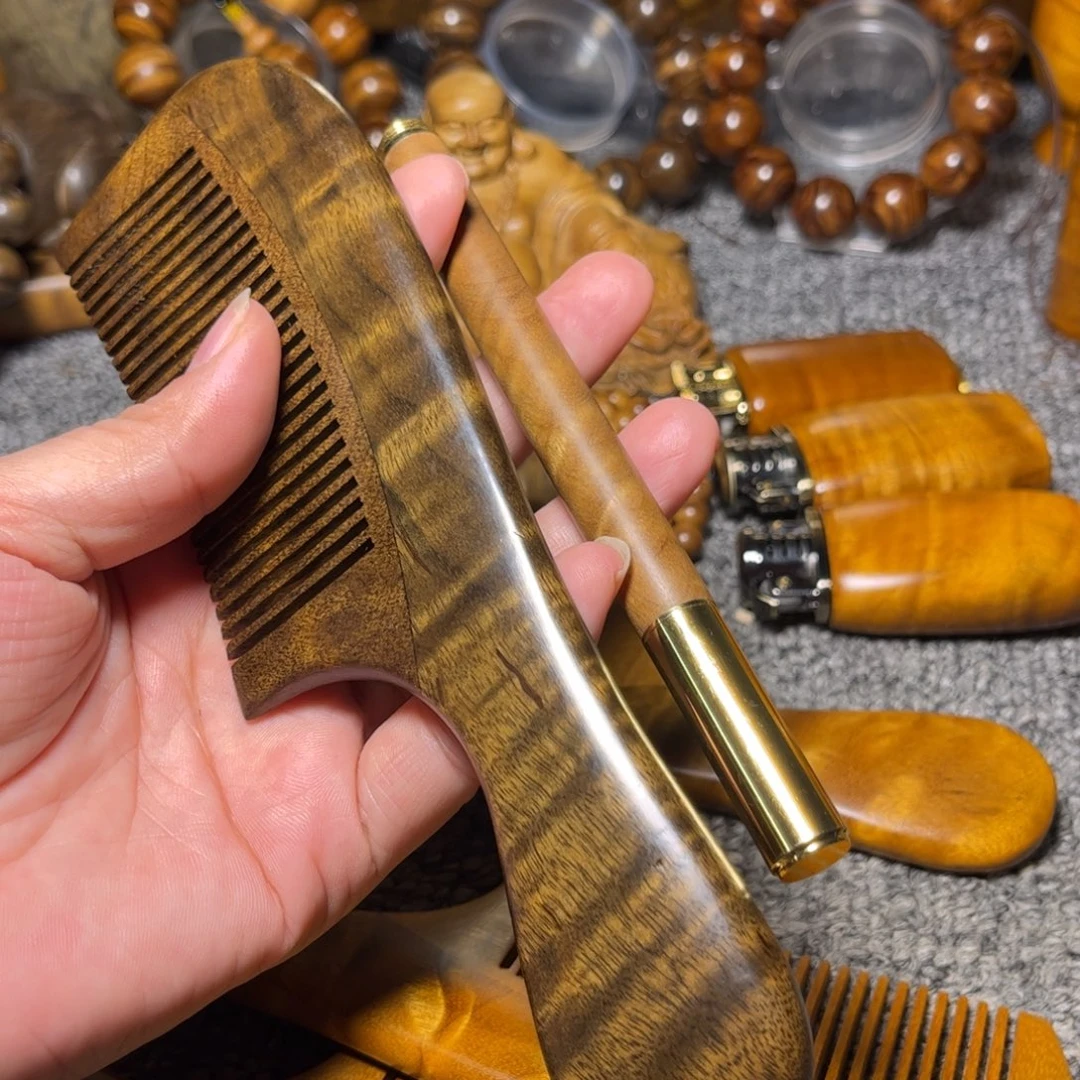 镇***材金丝楠梳子圆珠笔