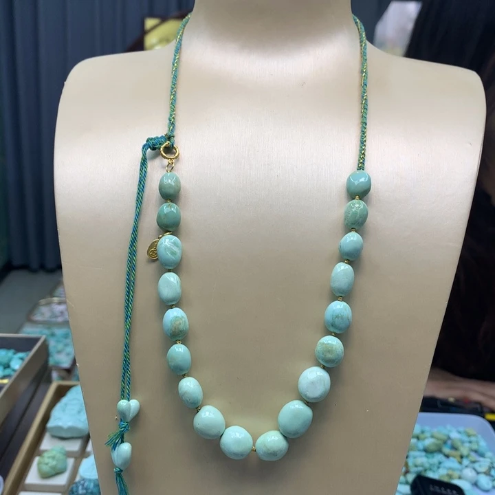 绿松石未镶嵌长链