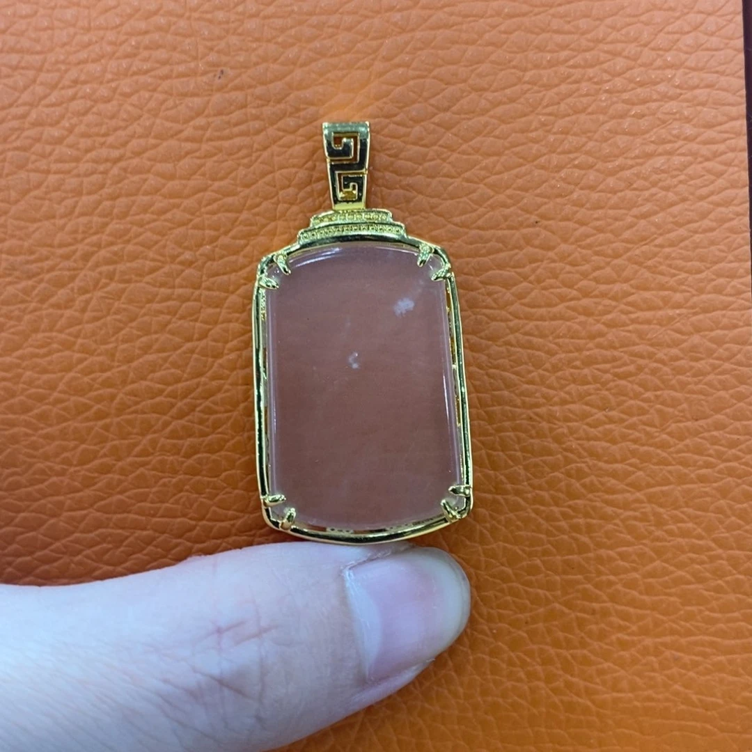 石英质玉吊坠(赠链)合金